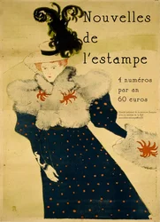Advertisement after Toulouse-Lautrec Poster